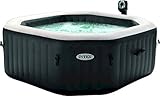 Intex PureSpa - SPA Hinchable, 6 Jets, 140 Burbujas, 6 Personas, 1,098 l - Color Negro...