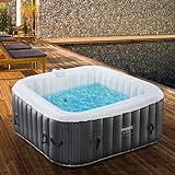 Arebos SPA Hinchable Whirlpool | Inflable | Interior y Exterior | 185x185cm | 6 Personas |...